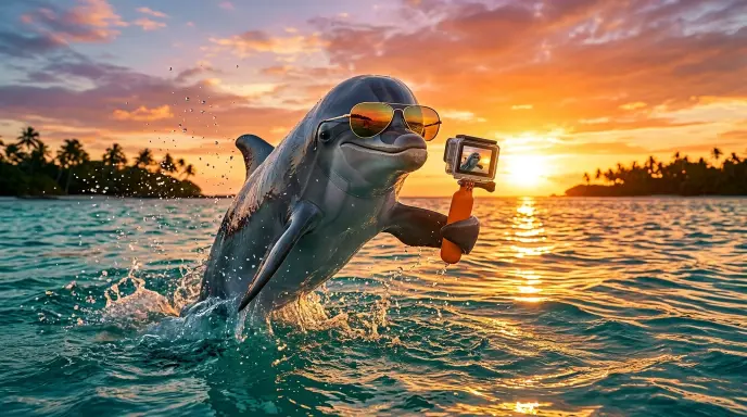 Clever Dolphin Puns for Instagram
