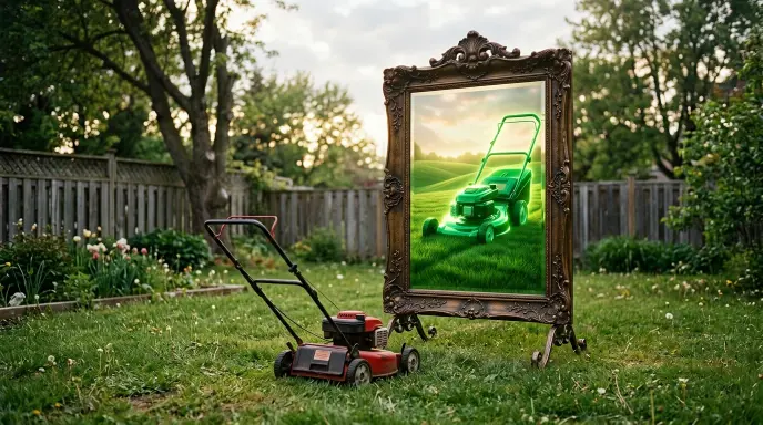 Witty Mowing Puns for Social Media