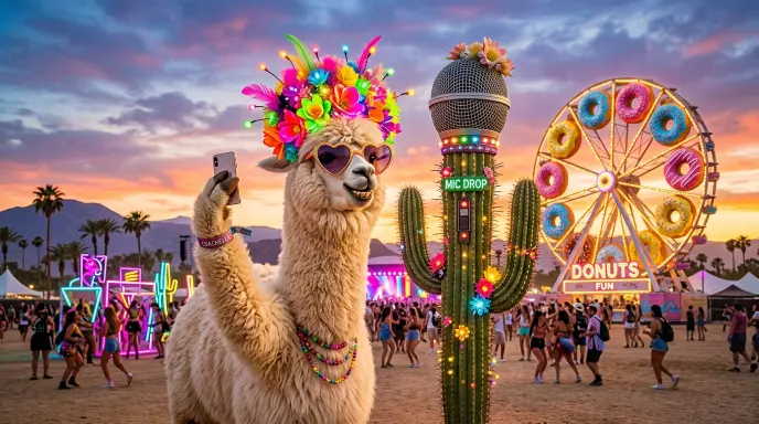 Funny Coachella Puns One-Liners