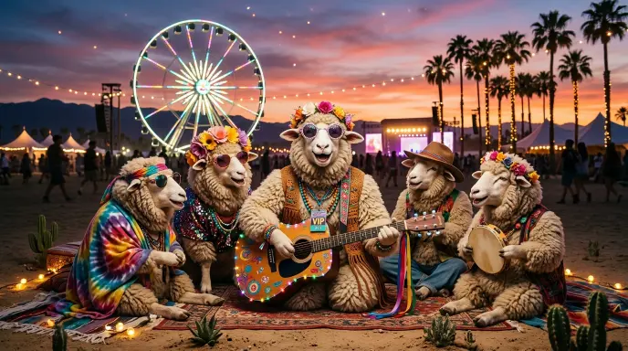 Witty Coachella Puns for Social Media