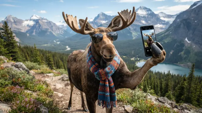 Witty Moose Puns for Social Media