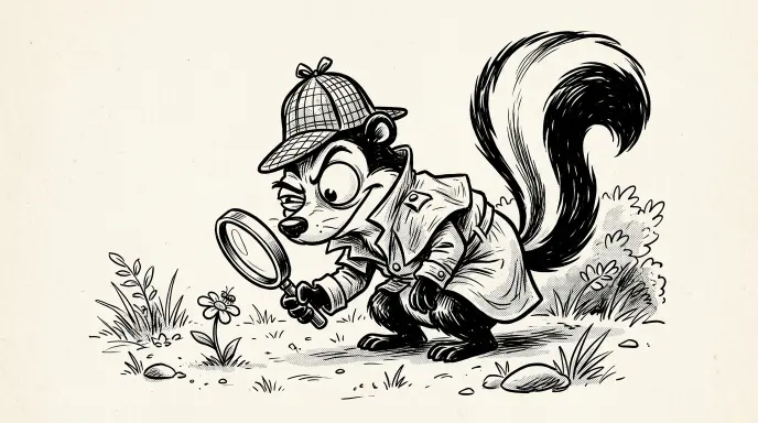 Black-and-White Skunk Puns